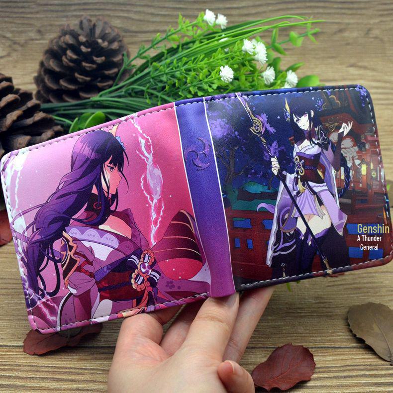 Genshin Impact Anime Game Wallet - High Quality, Authentic, One-Piece Delivery