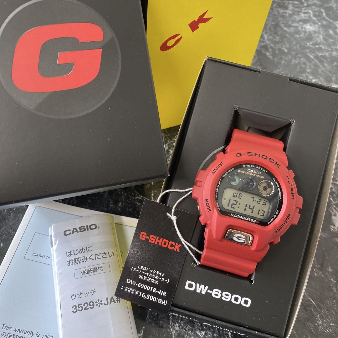 

[USED] Casio G-SHOCK Watch DW-6900TR Red