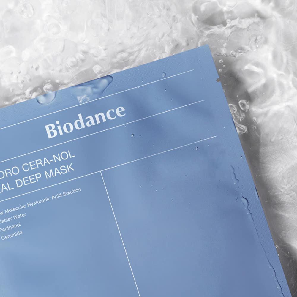 BIODANCE Hydro Cera-nol Real Deep Mask Soothing Moisturizing 34g 4 sheets Facial Sheet Mask K-Beauty