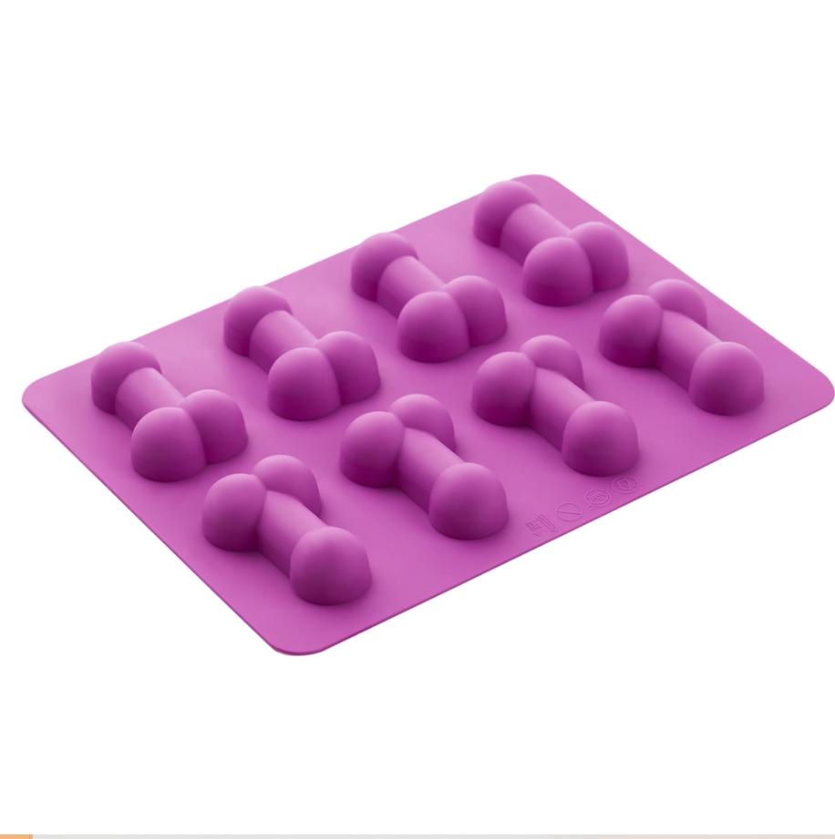 Sexy forma na dort ve tvaru penisu, silikonová forma na led ve tvaru penisu, formičky na svíčky a mýdlo, forma na čokoládu, mini formičky na krém, nástroje pro cukrářství