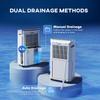 5500mL Portable Dehumidifier with Air Purifier, UVC, Ioniser, 24H Timer, 5 Modes, 16L/Day, for Home Laundry, White