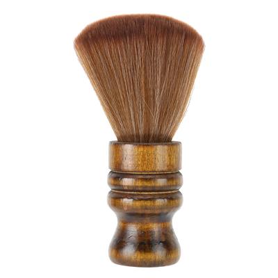 Cepillo de barrido de pelo roto, plumero facial para cuello, para salón, estilista, peluquero, peluquería