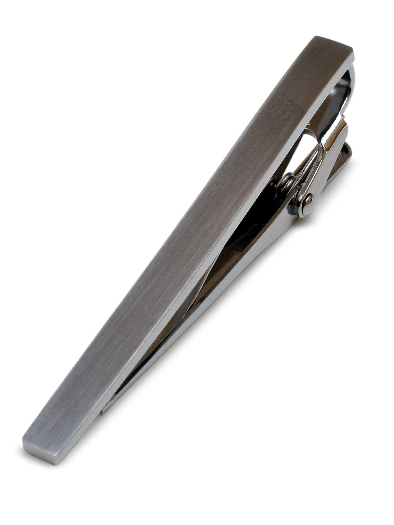 

Галстук, сделанный из атласной крокодиловой кожи [Tabarat], булавка, мужской, Япония, латунь, готовая, (Черное серебро)