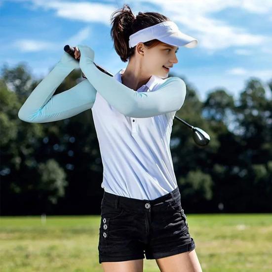 Kjølende Sjal Solbeskyttelse Kjølende Armbeskytter Sjal Pustende Golf Sjal for Kvinner Utendørs Sport Kjøring Sykling Fiske