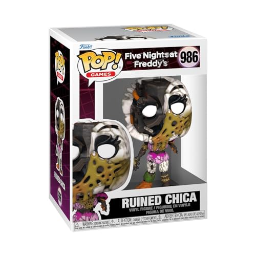 Five Nights at Freddy s Chica Figure FNAF RUIN RUINED CHICA Funko Pop! Vinyl Funko