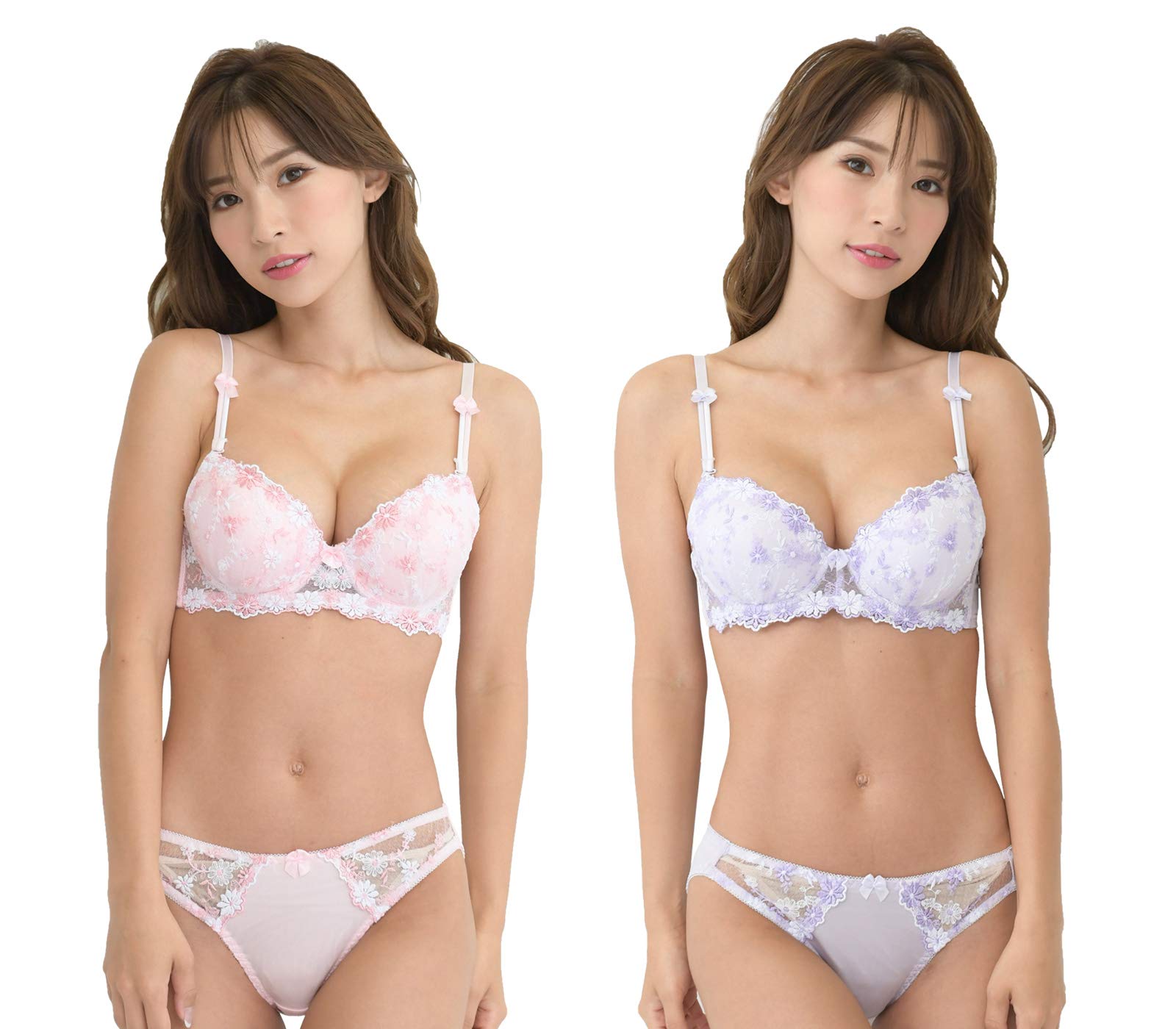 

Комплект бюстгальтера и трусиков Smile Lala розового и фиолетового цвета C75 и и Милый комплект нижнего белья с крючками и Повседневное нижнее белье Милое нижнее белье Женское (верхний