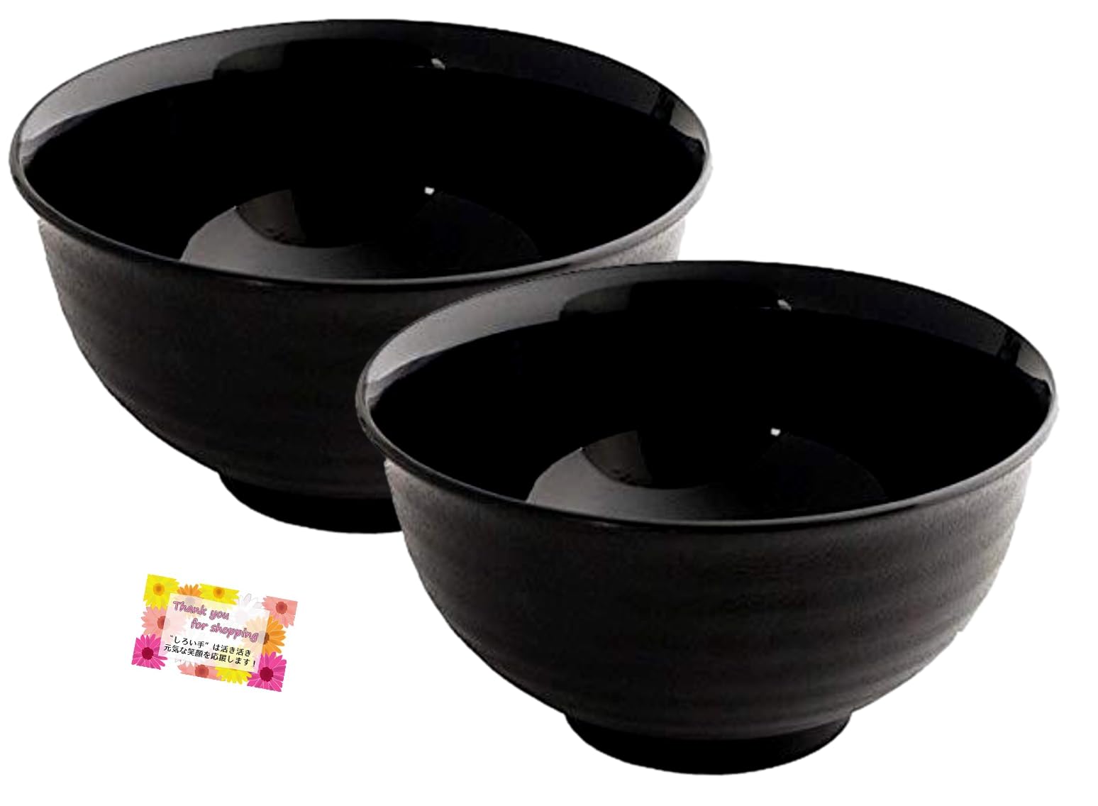 

Made in Japan [Microwave and Dishwasher Safe] Multi-Purpose Bowls, Earthenware-Like Texture, Black, Lightweight and Shatter-Resistant, Perfect for