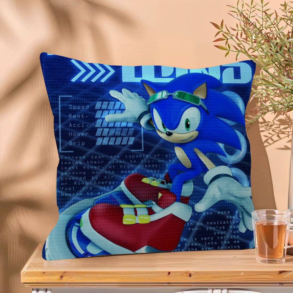Аниме Мультфильм S-Sonics Игра Чехол на Подушку Дюймы Декор в Стиле Фермерского Дома Домашние Декоративные Чехлы на Подушки для Дивана 30cmx30cm