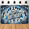 2D plane 1-piece birthday football banner birthday banner flag supplies