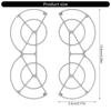 1 Set Propeller Protections Rings Safe UAV Flight Propeller Guard Easy Attachment Accessory for Quadcopter