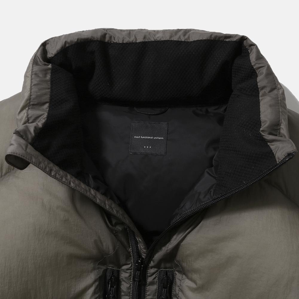 Moif [Aw25] Shadow Puffer Down Parka / Sheer Olive