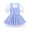 Kids Girls Sequined Polka Dots Plaid Halloween Dressing Up Kids Cosplay Party Dress Costume