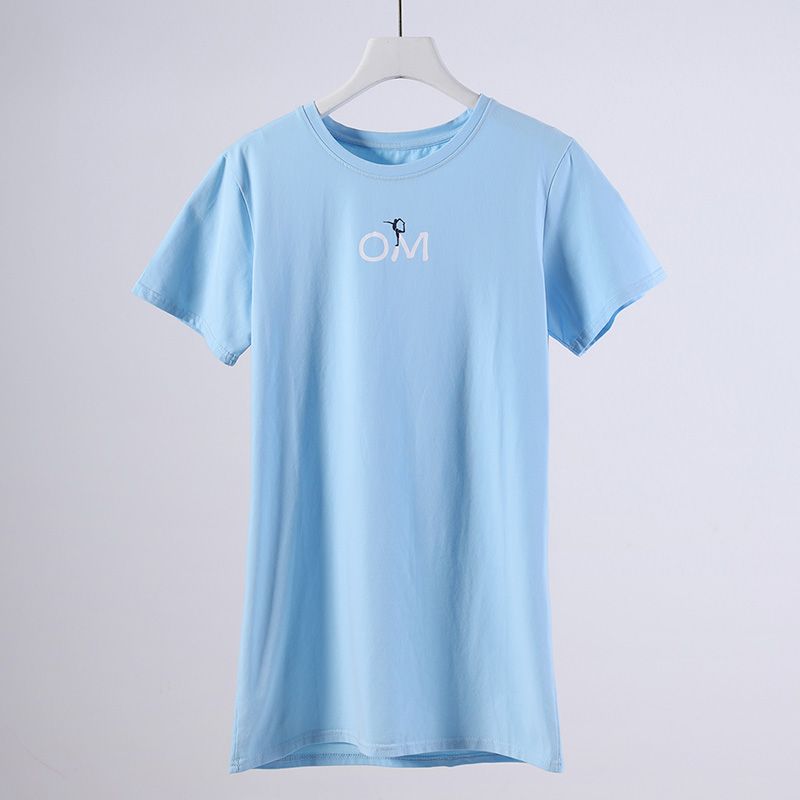 

Айенгар Пуйога Чистый хлопок Влагоотводящий Дышащий Йога OM Blue 2XL