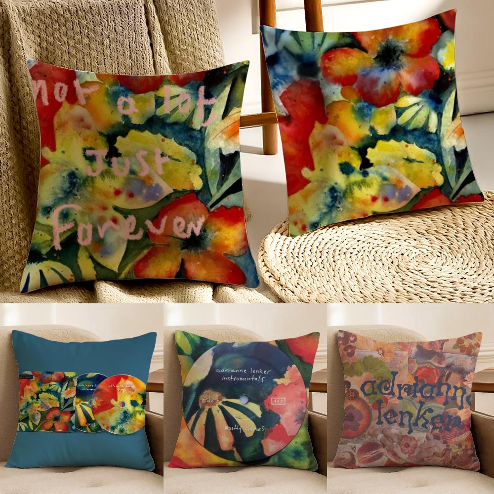 Folk Indie Art AAdrianne Lenker Cushion Cover Pillowcase Antidustmite living Room Sofa Decor Cushion Room