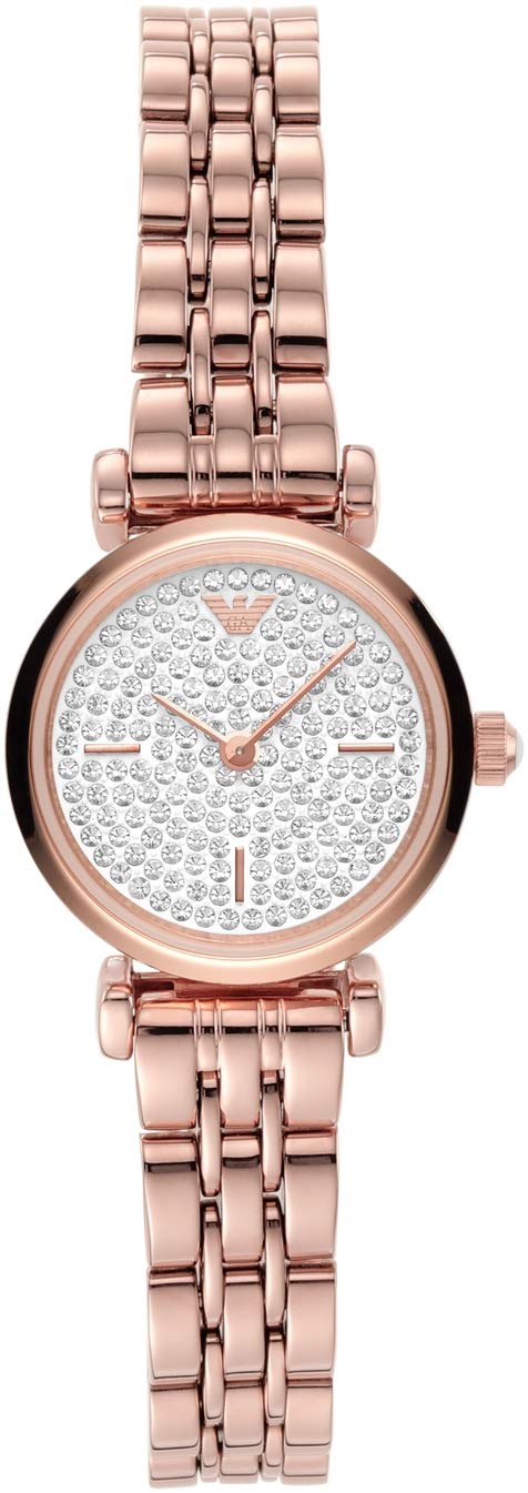 

Emporio Armani AR11266 Officially Pink Gold Women s Watch, Imported,