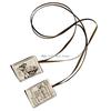 Brown Scapular Our Lady of Mount Embroidered Scapular Catholic Necklace