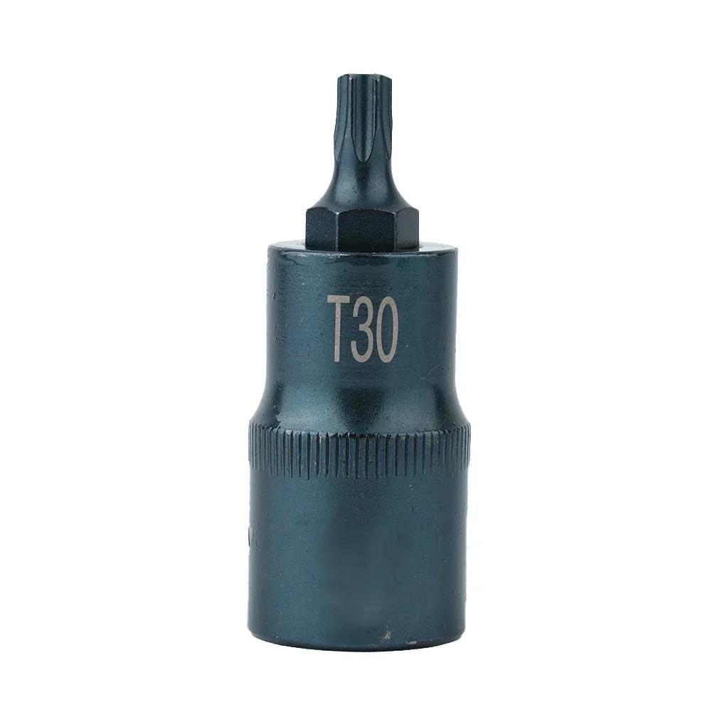 

1/2 Inch Torx Screwdriver Bit Screwdriver Drive Socket T40 T45 T50 T55 T60 T70 Screwdriver Bit Tool For Ratchet Wrenches