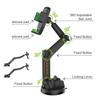 Universal Car Phone Mount Holder with Adjustable Height Long Arm Heavy Duty Suction Cup for Truck AUTO Dashboard Cell Phone