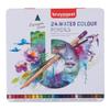 Watercolor Pencils - BRUYNZEEL - Expression - Case of 24 - Solid Core - Mixed