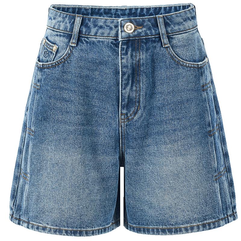 

Giovanni Valentino Women s High-Waist Denim Shorts XL