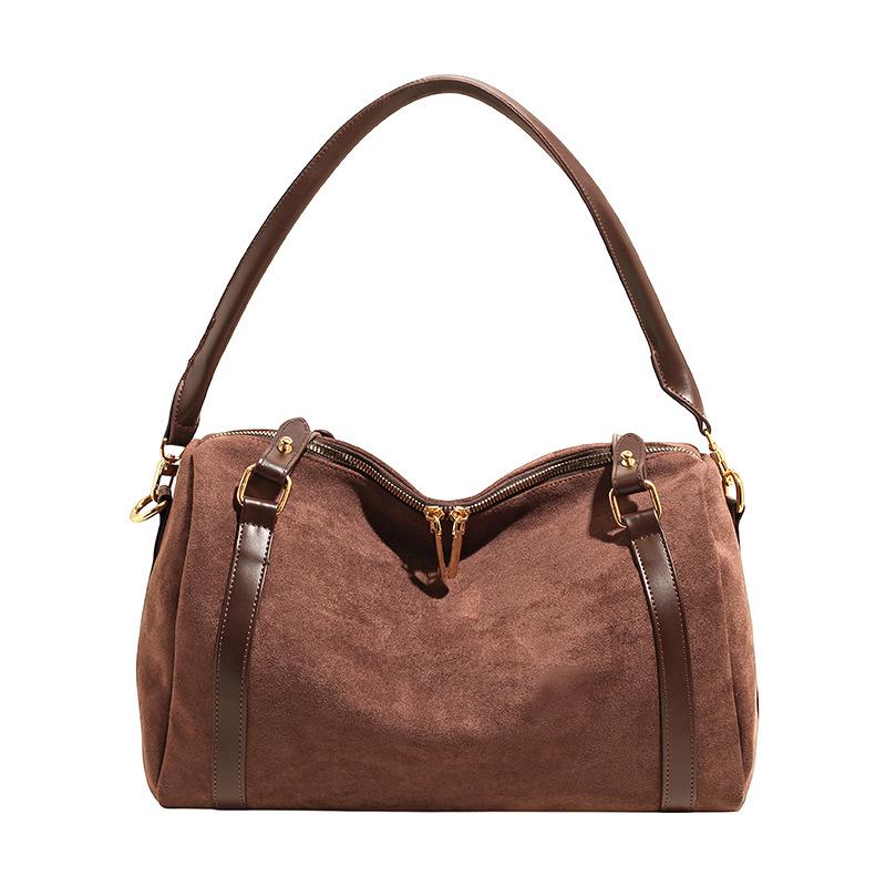 Retro Bag Women's Large-capacity New Autumn and Winter Versatile Messenger Bag Casual Texture Commuter Pillow Bag