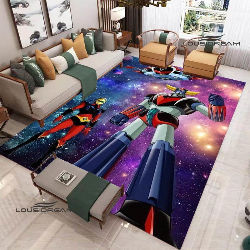 Tapis 3D OVNI ROBO GRENDIZER GOLDORAK Tapis antidérapant Tapis d'extérieur Tapis de zone Tapis de décoration pour la maison la chambre à coucher Tapis pour chambre à coucher Cadeau d'anniversaire