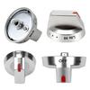 Gas Cooker Handle Replacement Control Knob Steel Texture Smooth Turning Accurate Heat Adjustment Suitable for Cooker