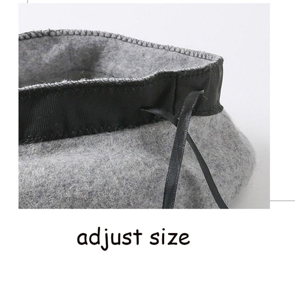 Farbe Warme Mütze Schiebermütze Kinderkappen Mädchen Baskenmütze Baby Wollmütze Kinder Baskenmütze Kinderkappen