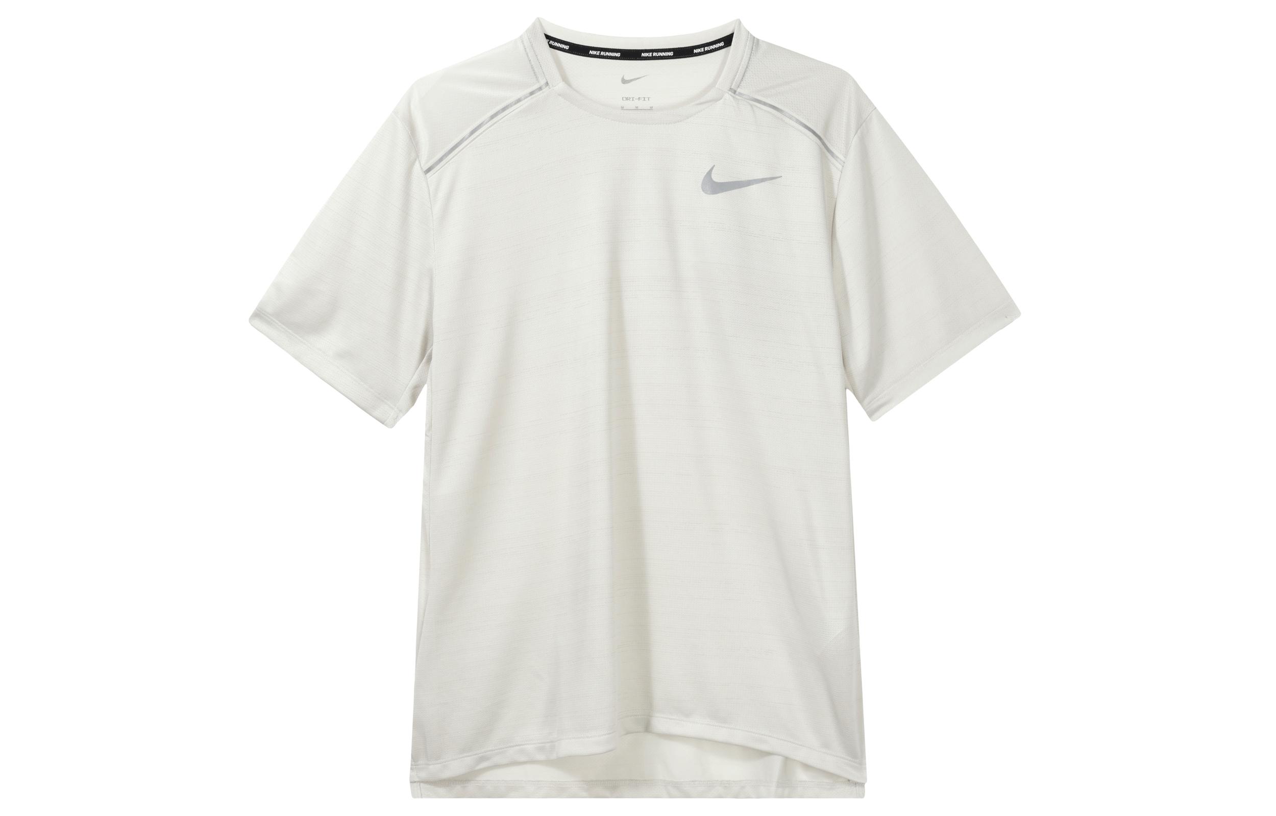 Nike Dri Fit Running T Shirt Men s White AJ7566-072 XL