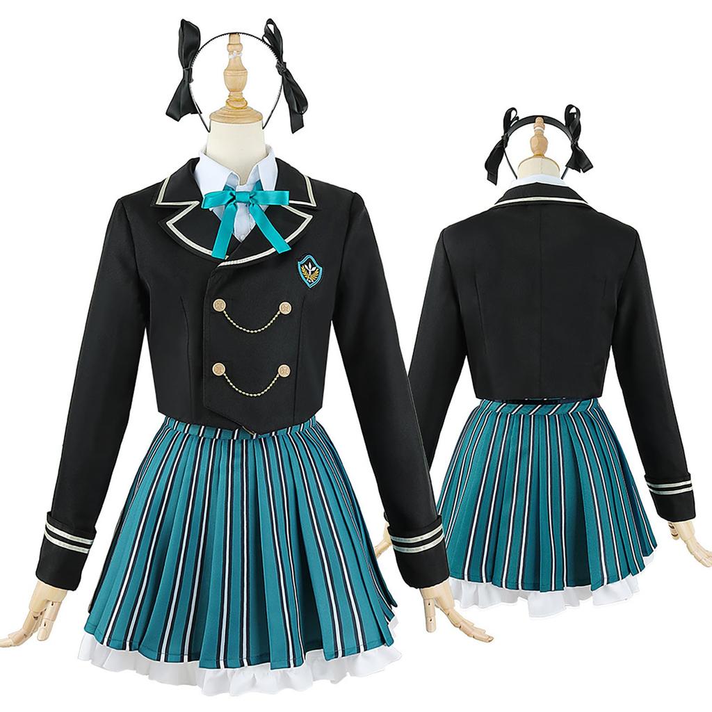 [Milky Time] Kagura Mea Cosplay Halloween VTuber Costume Uniform