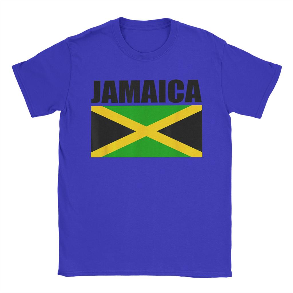 Jamaican Flag Love Jamaica T Shirt Unisex Y2K Casual Cotton TShirts Summer O Neck Hipster Tee Shirt Printed Oversized Clothes