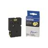 Ruban Laminé Brother TC691 Noir Et Jaune Pour P-Touch 2000, 3000, 500, 5000, 8E