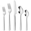 Set di posate in acciaio inossidabile, nuovo stile, 2026: Set da 5 Pezzi Coltello, Forchetta e Cucchiaio per Hotel/Ristorante - Design Spesso per Bistecca e Dessert.