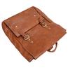 PU Leather Backpack Waterproof Large Capacity Stress Relief Soft Women Bookbag for Traveling Gym Light Brown Free Size