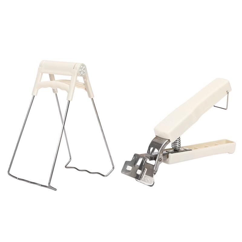 ZISIZ Stainless Steel Bowl & Plate Gripper Set