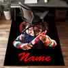 Custom Chucky Mat Personalized Name, Polyester Washable Indoor Entryway Rug, Gift for Christmas, Easter, Thanksgiving Day