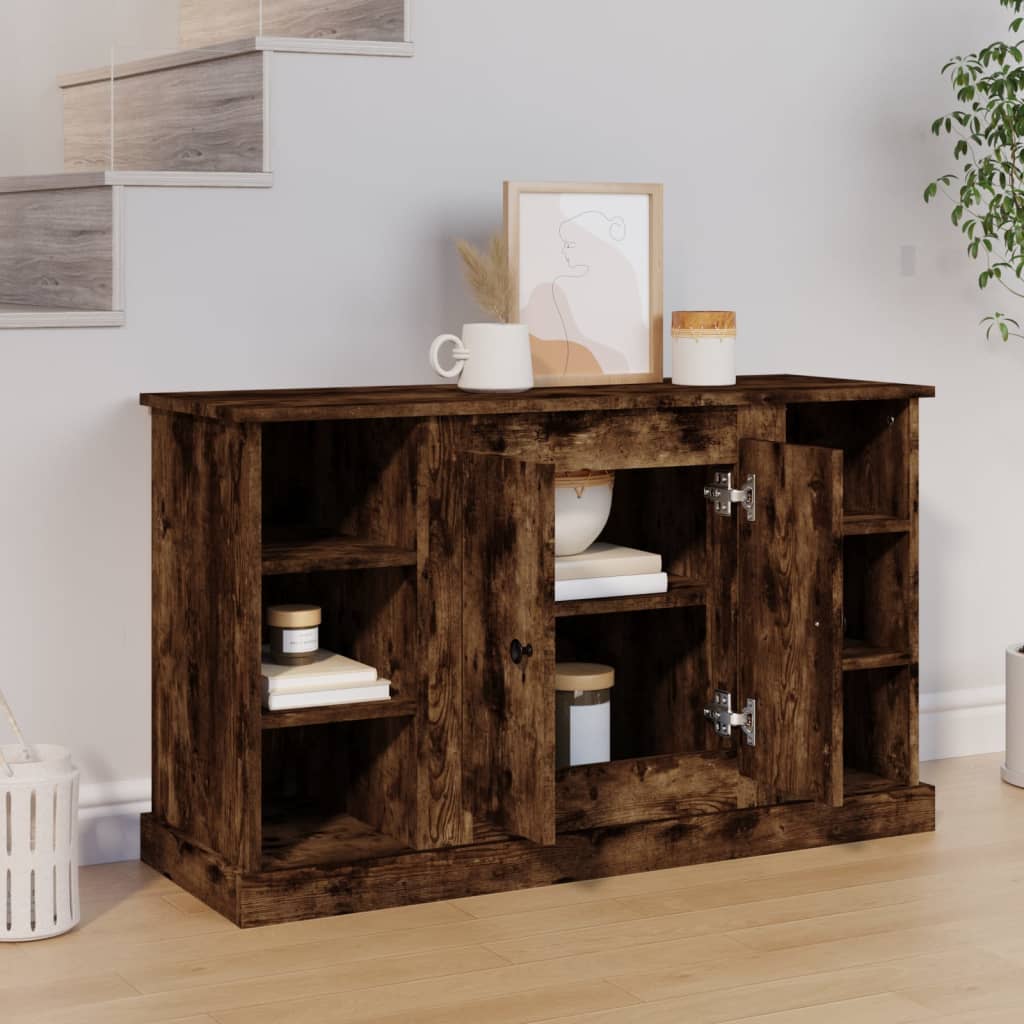 Vidaxl Szafka, Przydymiony Dąb, 100X35,5X60Cm, Materiał Drewnopochodny