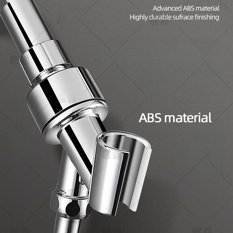 Chrome Bathroom Handheld Shower Head Spray Shower Heads 3 Functions ABS Plastic Hand Showers Bathroom Faucet Accessory Type Tap