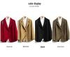 Women's Double-Faced Wool Blazer – Winter Slimming Essential Coat for a Versatile and Casual Workplace Look