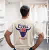 Coors rodeo retro geïnspireerd t-shirt, Coors banquet t-shirt