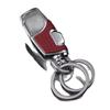 Premium Zinc Alloy Keychain Durable Anti Slip Handle Double Rotating Rings For Daily Use Car Owners