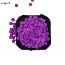 6-12mm Semi Circular Acrylic Flatback Plastic Beads Matte Multi-color Customizable Color Clothing Accessories Beads
