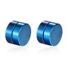 2 Pair Fashion Korean Men Clip Earrings Titanium Steel Magnet Man Magnetic Round Earring Jewelry Accessories Gifts