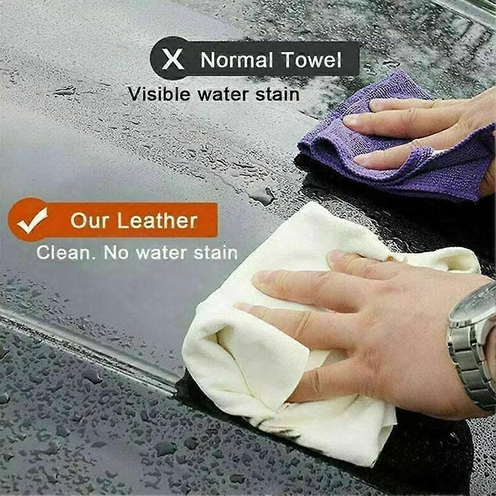 Chamois Leather Car Cleaning Cloth Washing Absorbent Drying Shammy Towel