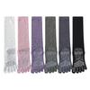 Fashion Sports Five Finger Yoga Socks Women Anti Slip Sweat Absorption Long Tube Stockings Pilates Sports Fitness Pressure Socks