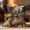 Popular B-BBorderlands Cushion Cover Soft Washable Pillow Case Multi-Scene for Couch Bed Travel Office Use