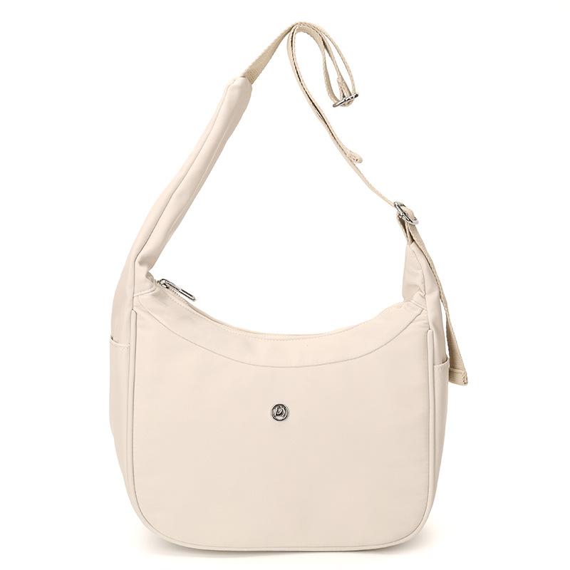 

Однотонная легкая наплечная сумка женская сумка кроссбоди студенческая сумка для занятий бежевый