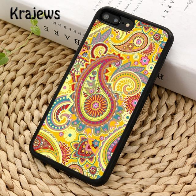 Bandana Paisley Red blue Phone Case Cover For iPhone 17 Air 16 15 14 plus 12 13 pro max coque Fundas