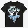 Lustiges Orca Just Chillin Unisex T-Shirt