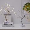 Regalo di compleanno 1 giugno Festa dei bambini Ragazza Laurea Piccolo regalo Albero di fuoco Fiore d'argento Luce decorativa Albero di luce